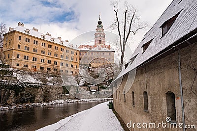 Krumlov Castle, Czech republic Stock Photo